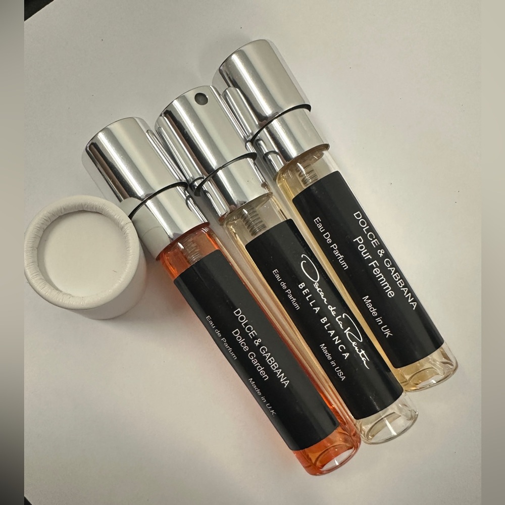 Scentbird Fragrances Bundle D&G Pour Femme, Dolce Garden, Oscar de la Renta Bell